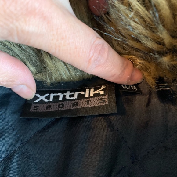 COPY - Faux Fur Denim Bomber Jacket by XNTRIK - Picture 6 of 7